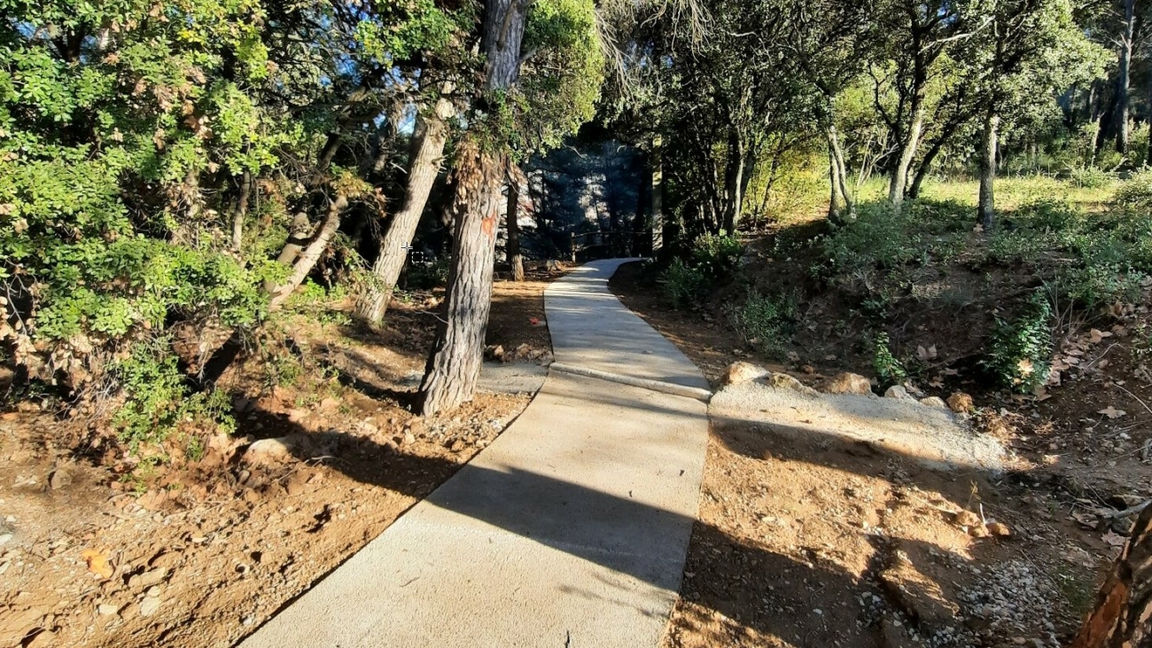 chemin plateau de la plaine