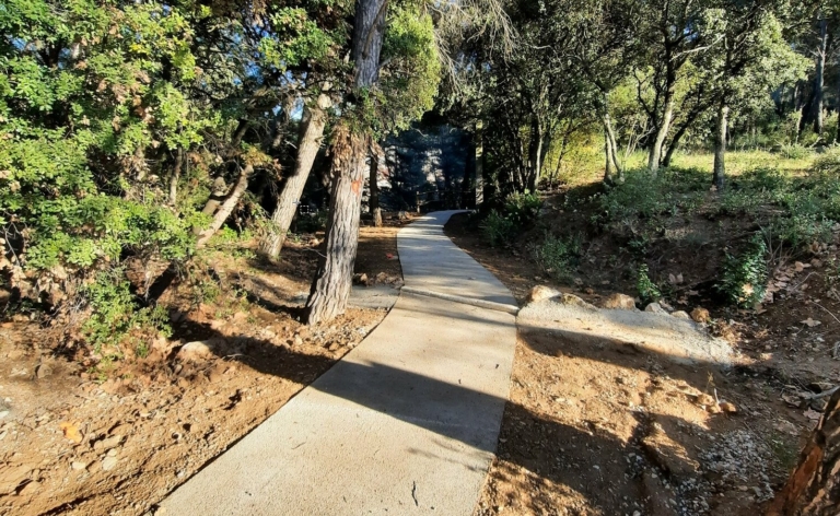 chemin plateau de la plaine