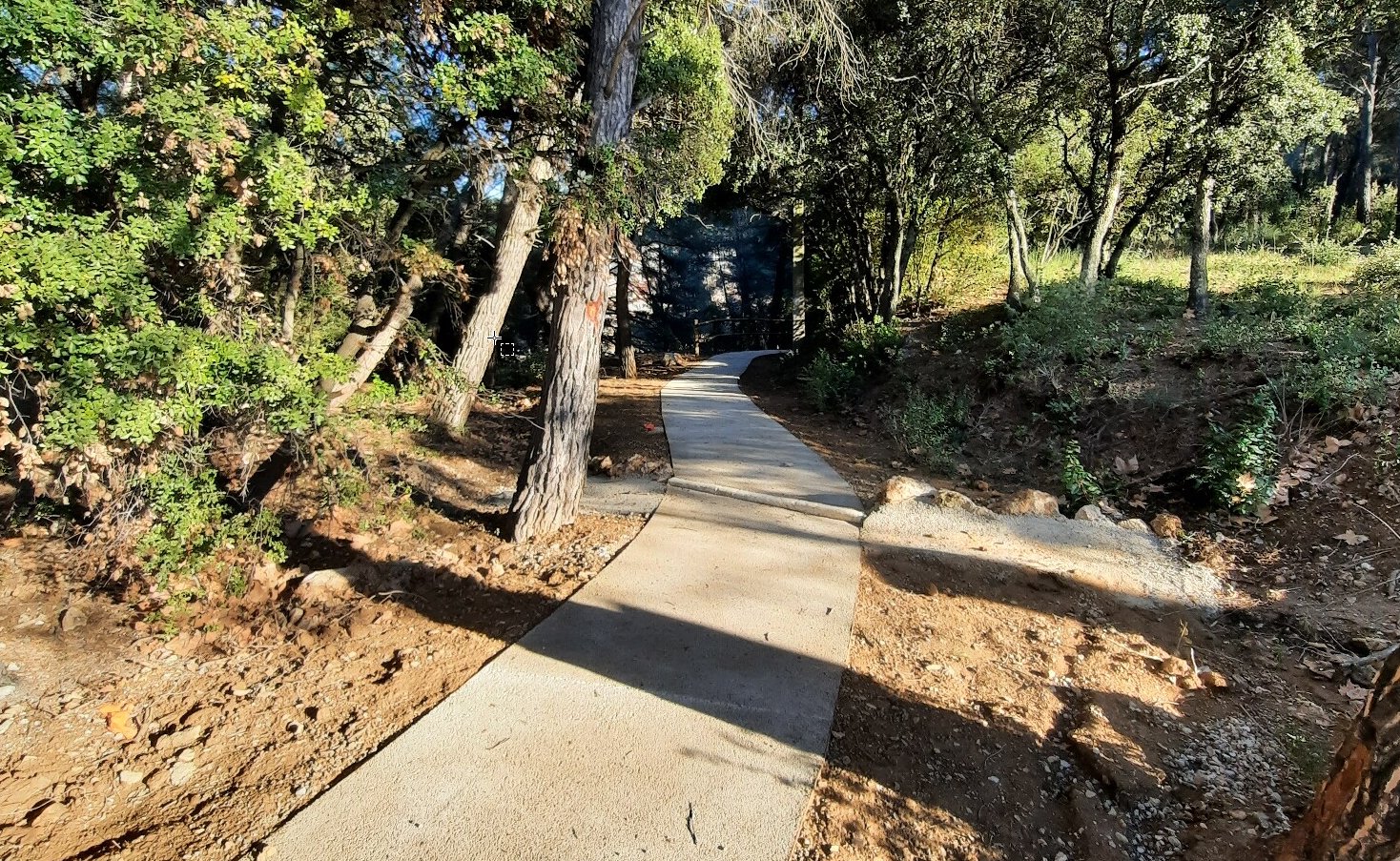 chemin plateau de la plaine